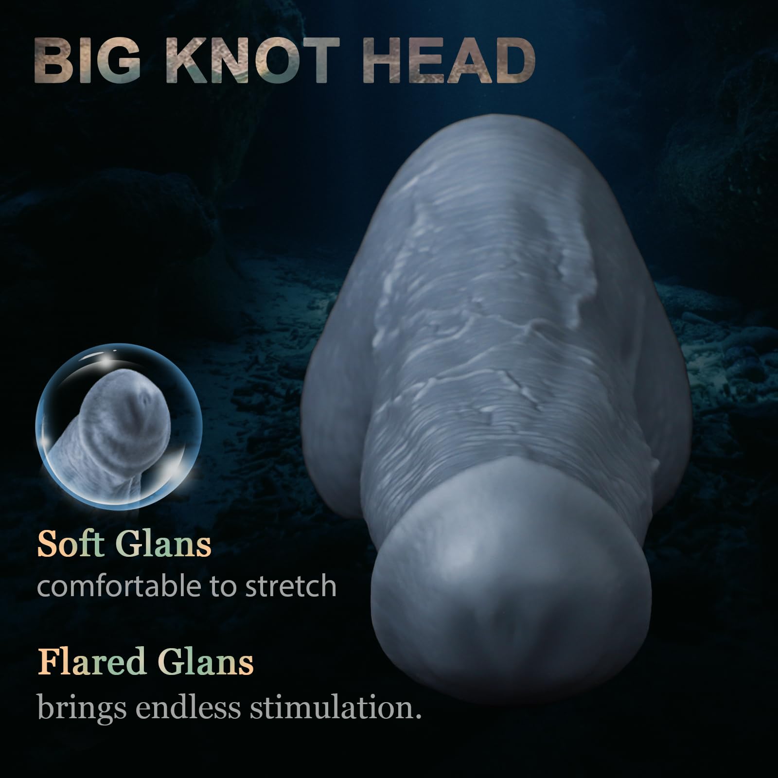 3 Inch Thick Huge Horse Dildo, 11 Inch Monster Cock Fantasy Animal Dildo with Dual Density Silicone Big Kont, XL Girth Dildos Anal Plug Sex Toy for Men Women Couples