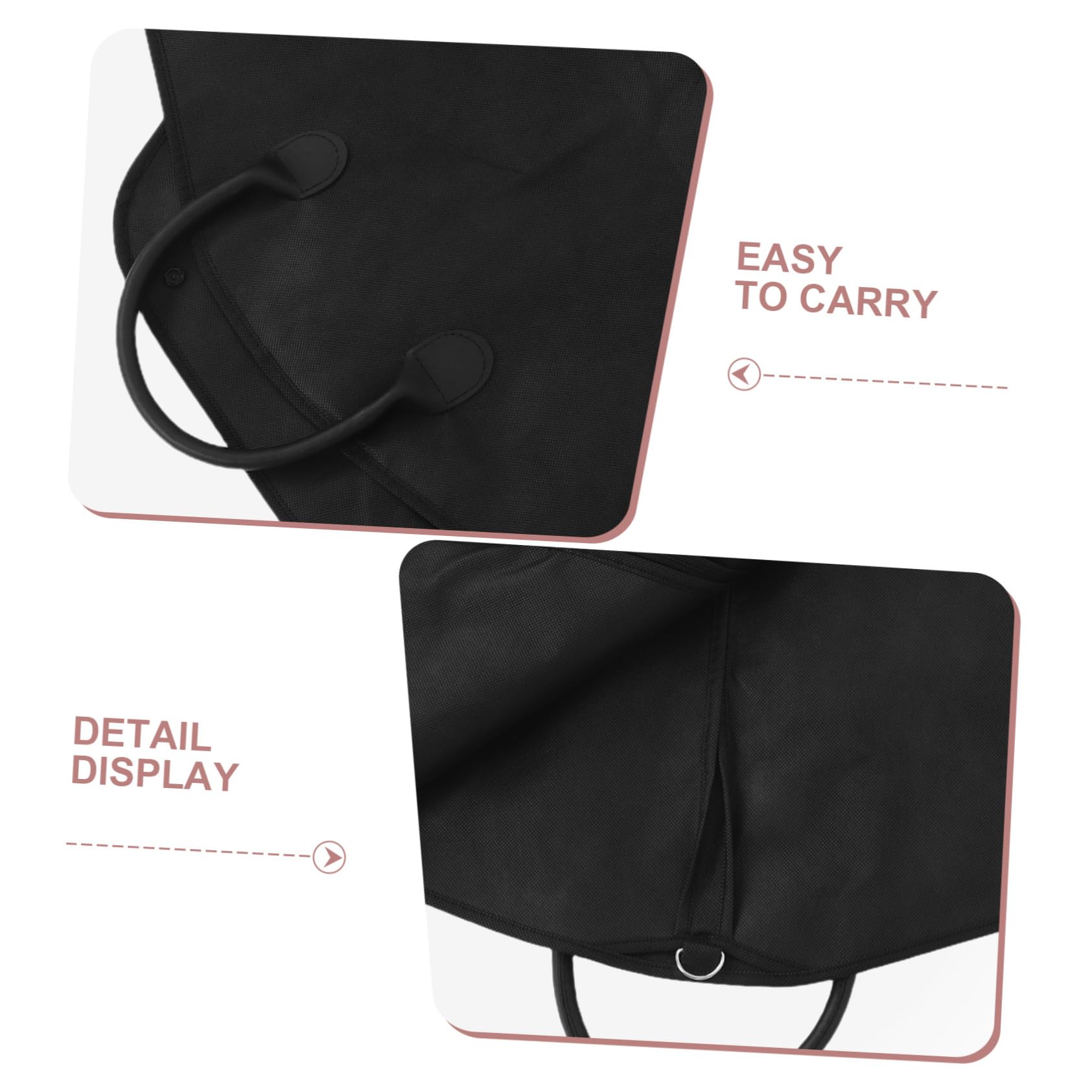 Hohopeti 2piezas Guardar Abrigos Fundas Antipolvo de Tela No Tejida para Trajes y Chaquetas con Asas para Viajes de Negocios para Armario
