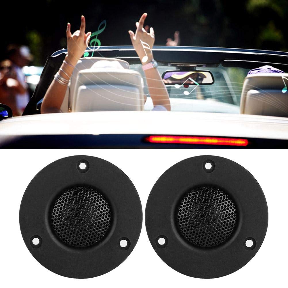 Tweeter Speaker, 2Pcs 25W B7 Film en Soie Pure, Aimant en dôme Tweeter Haut-Parleur pour Haut-Parleur Diaphragme