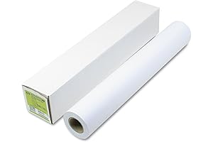 HP 24-Inch Universal Bond White Paper Roll: Expansive and High-Quality Printing