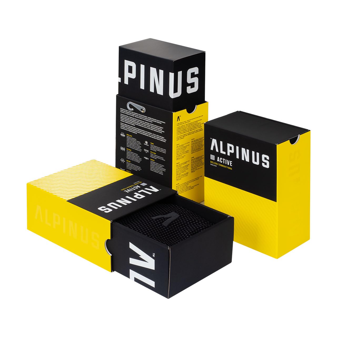 Alpinus Bluza termoaktywna męska Active Base Layer szara GT43860