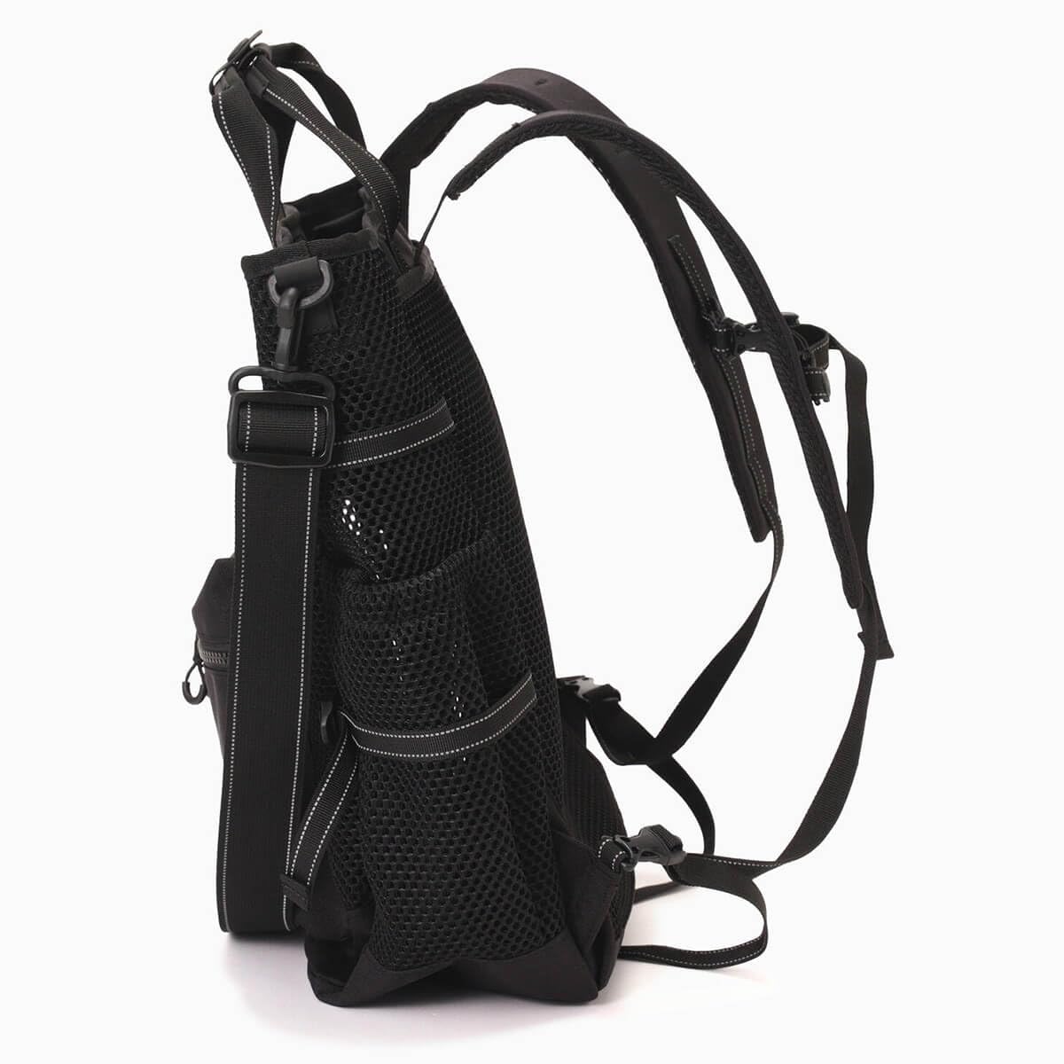 バッグ and wander 3D mesh 2way tote bag and wander - 3D Mesh 2way Tote Bag - Black – Haven Surf