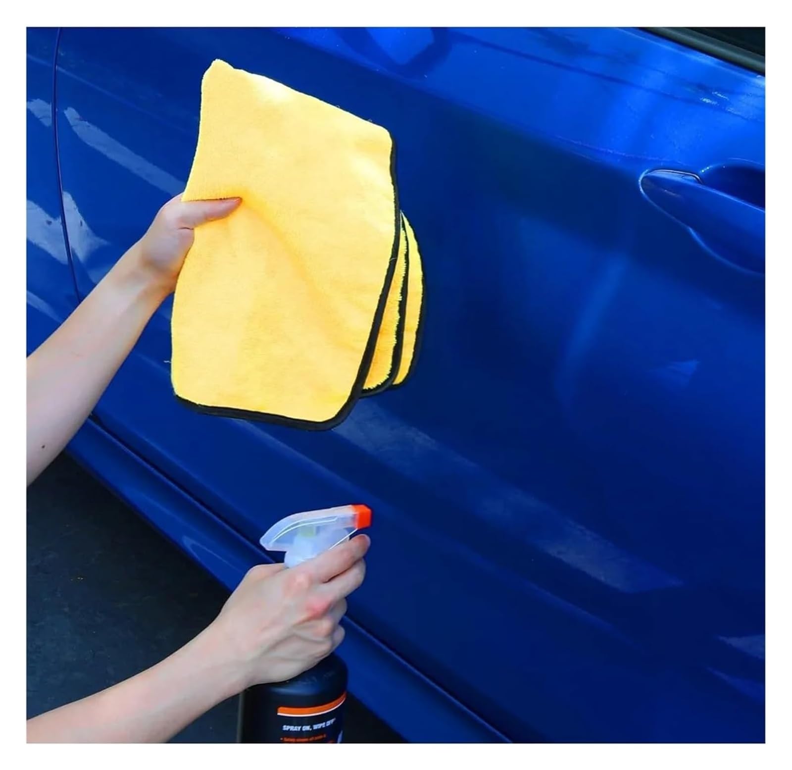 Professionelle Mikrofasertücher for das Auto, weich und saugfähig, for Detaillierung und Reinigung