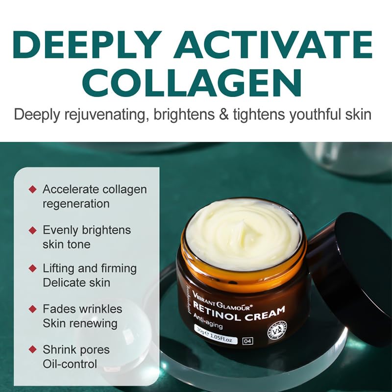 Miniatura 5 de Retinol Crema facial antienvejecimiento y esencia, envejecimiento, crema, suero reafirmante antienvejecimiento