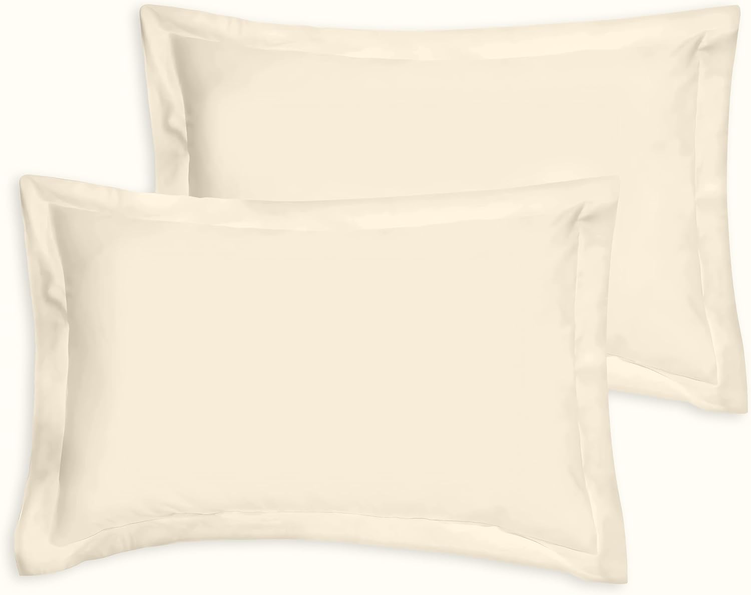 Kotton Culture 20" x 36" King Shams- Set of 2 Burgundy Pillow Shams - Decorative Pillow Covers - 100% Egyptian Cotton 600 Thread Count Skin Friendly Soft Cushion Cover with Envelope Closure