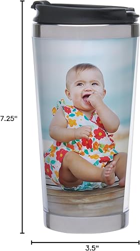 Miniatura 9 de Vaso de viaje de acero inoxidable con foto crea tu propio