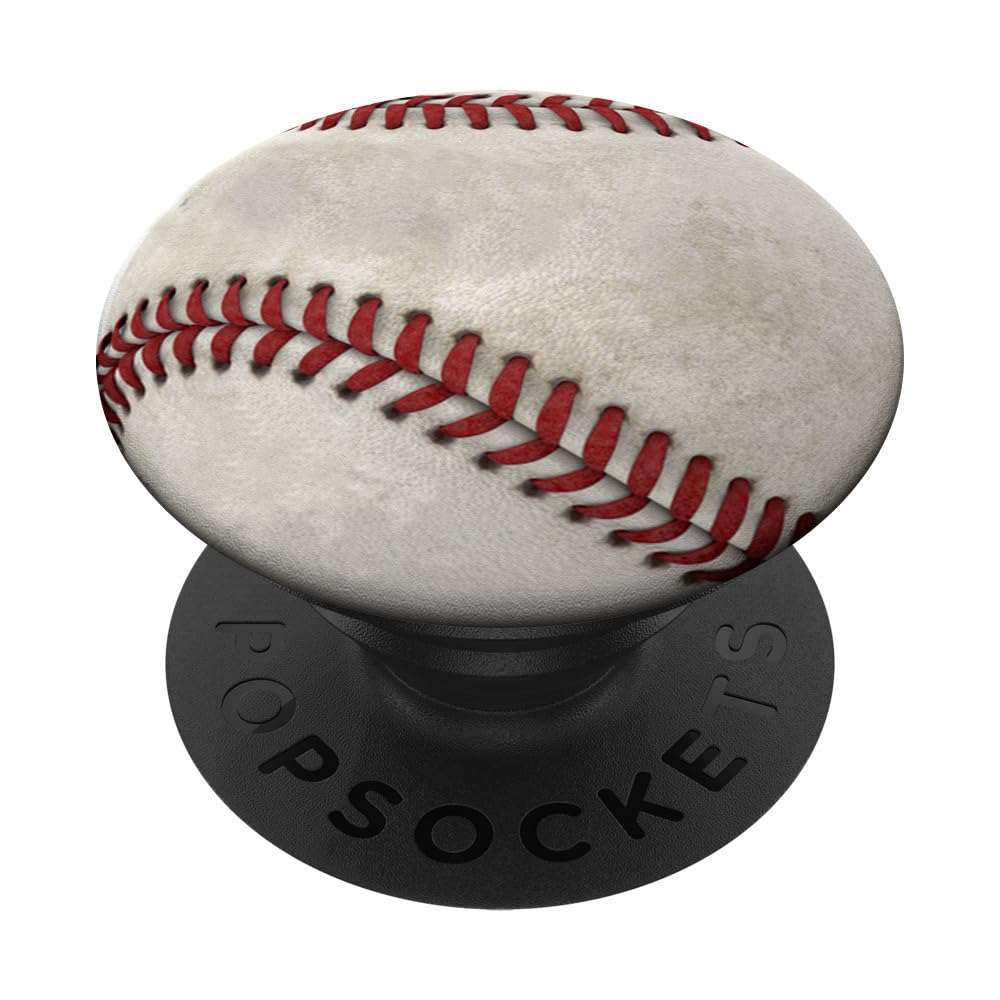 Baseball Distressed Ball Sports Team Phone Holder PopSockets PopGrip: Swappable Grip for Phones & Tablets PopSockets Adhesive PopGrip