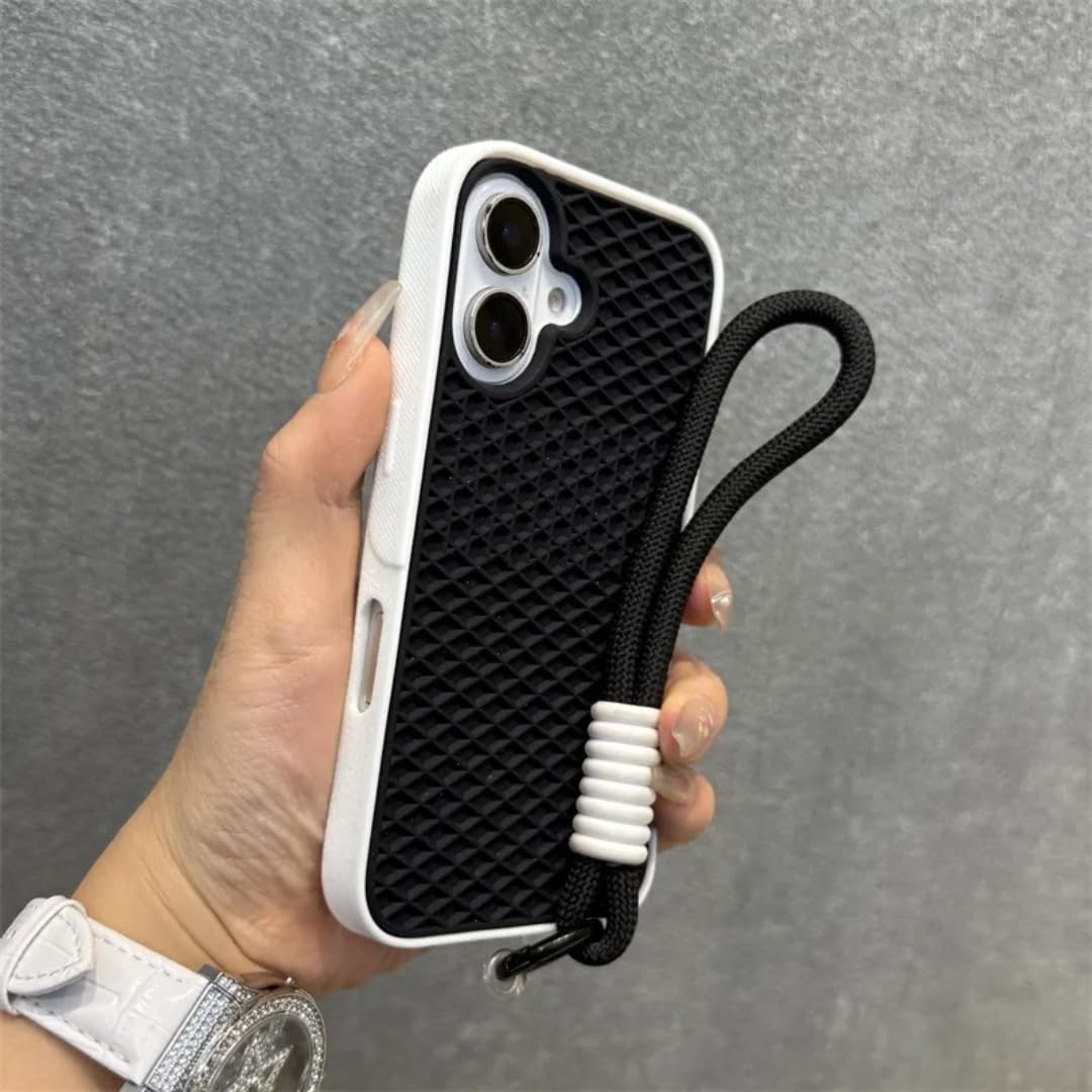 Coque silicone iPhone 13 Pro Max cordon contre la perte du téléphone - 2