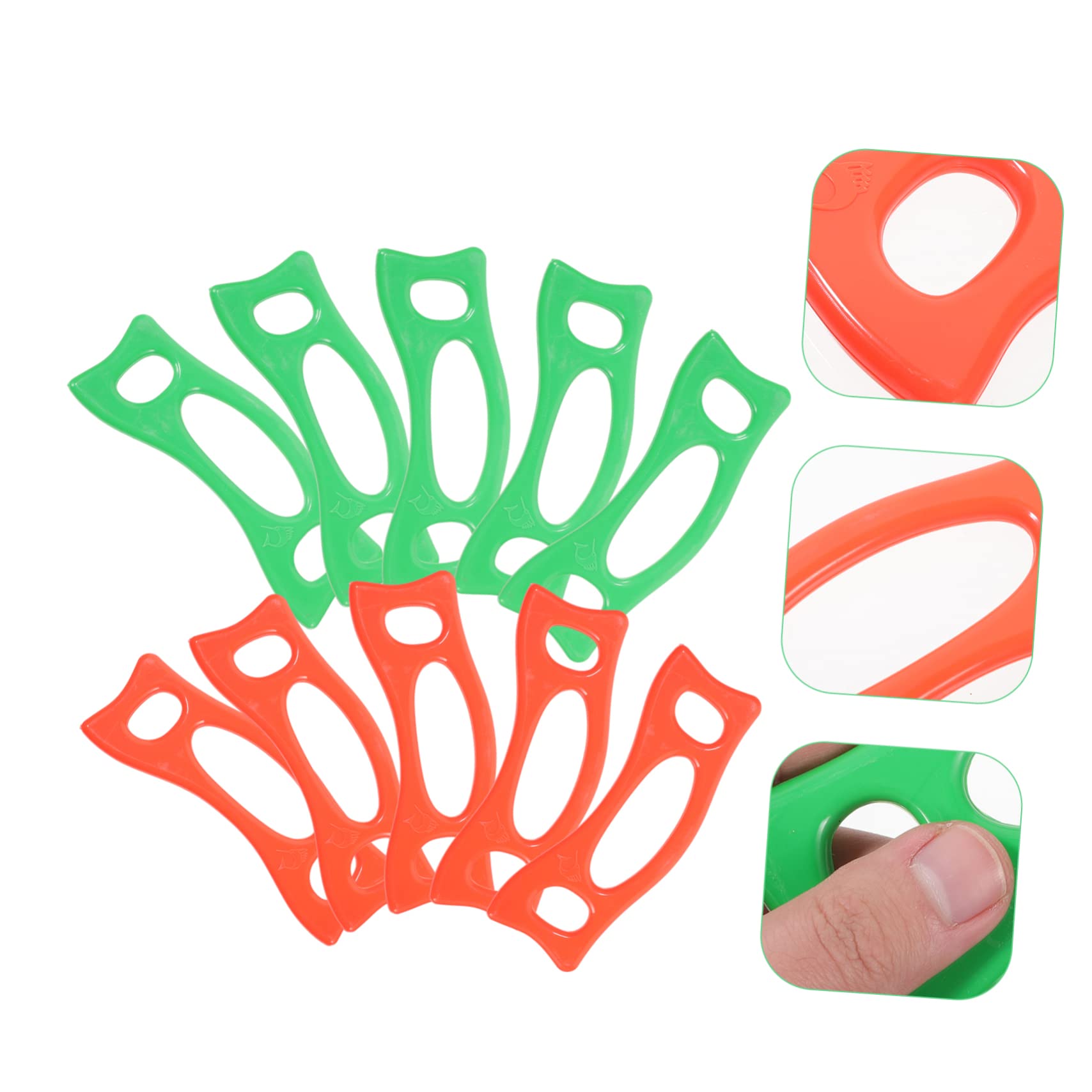 SUPVOX 10Pcs Fishing Line Winding Cards Durable Fishing Line Spools for Easy Organization Storage Lightweight for Anglers Hooks Wires Efficiently Random Color