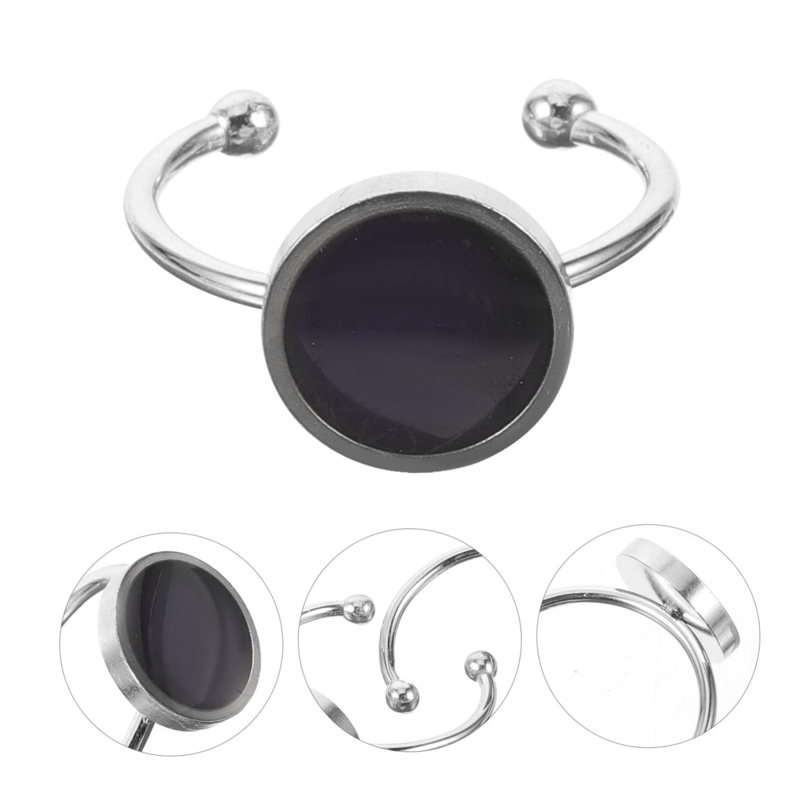 Operitacx 3 Series Anillo De Cambio De Color Para Mujeres Y Hombres Acero Inoxidable Ajustable Y Divertido Para Celebraciones Y 5 Piezas X 3