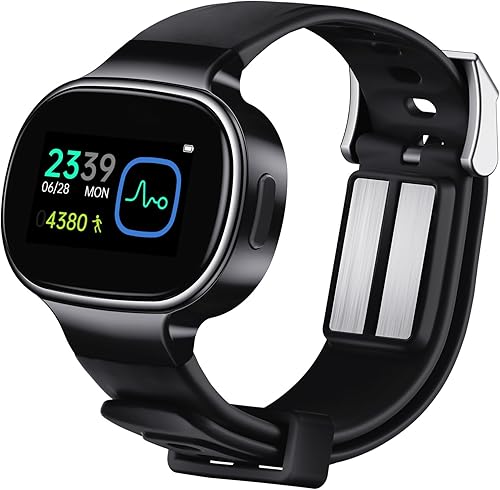 EmeTerm Reloj de pulsera inteligente antináuseas aprobado por la FDA, pantalla táctil, IP67, impermeable, alivio de mareos por movimiento matutino,