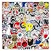 100pcs Vinyl Stickers, Aufkleber set für Auto Kinder Jugendliche Erwachsene Coole Aufkleber für Laptop Skateboard Gitarren Reise Kasten Tür-Gepäck Fahrrad