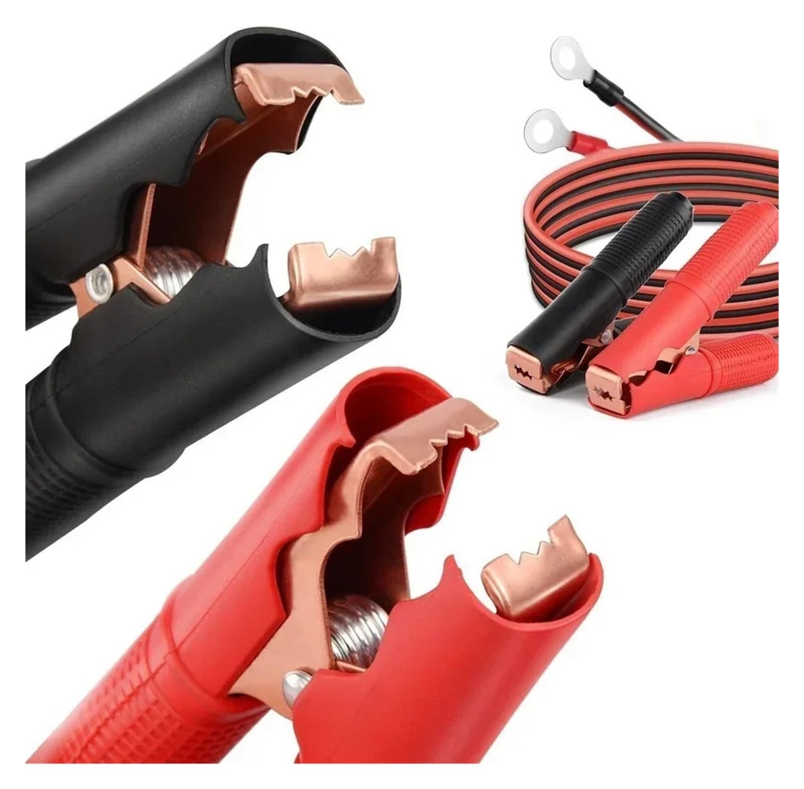 Klips bezpiecznikowy 30 A 12 V 24 V adapter szybkiego zwalniania przedłużający kabel ładowania do akumulatora samochodowego motocykla (60 cm)