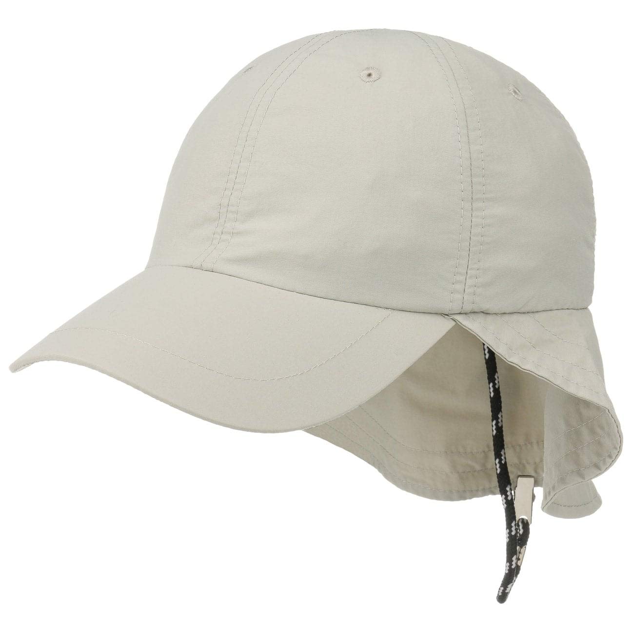 Nomad Safar Cappellino Con Visiera Unisex | Legionario Con Fazzoletto Proteggi Nuca | Berretto Baseball Traspirante Per Outdoor (Beige)