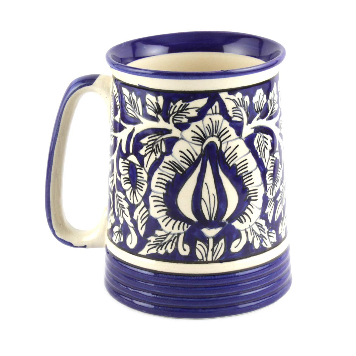Reyavi Ceramic Beer Mugs - Set of 2 -3