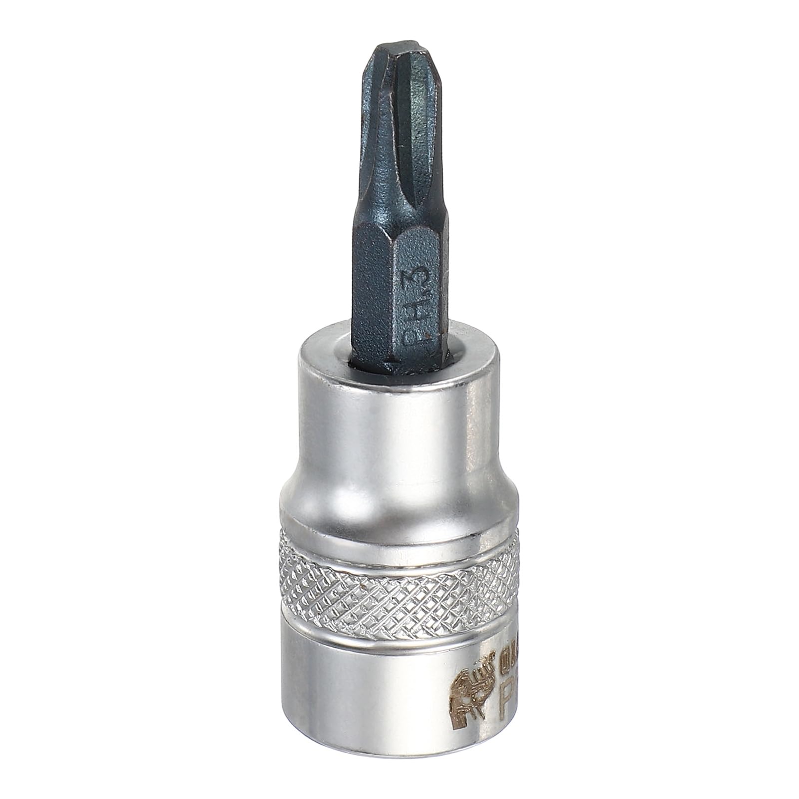 sourcing map Phillips Bit Socket 3/8" Drive PH3 S2 Steel Cross Head Screwdriver Drill Bits CR-V Steel Socket Adapter for Home Auto Axle Hex Nuts Bolts Repair