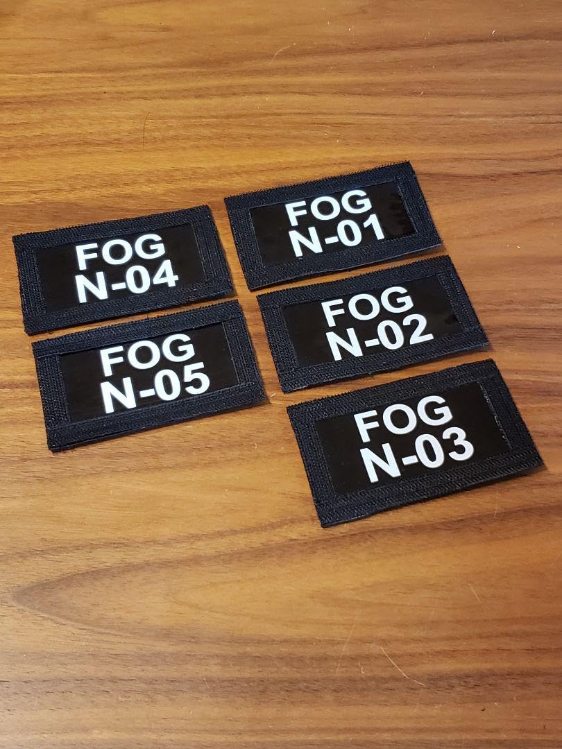 Amazon.co.jp: FOG レプリカ コールサインパッチ ～ セット : おもちゃ