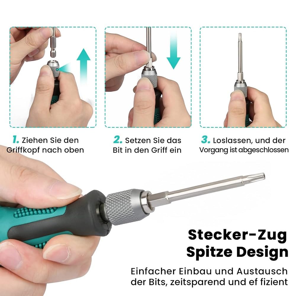 Set 12 Cacciaviti Torx T6-T40 Magnetici - Punta S2 Per Avvitatori - Foto 3