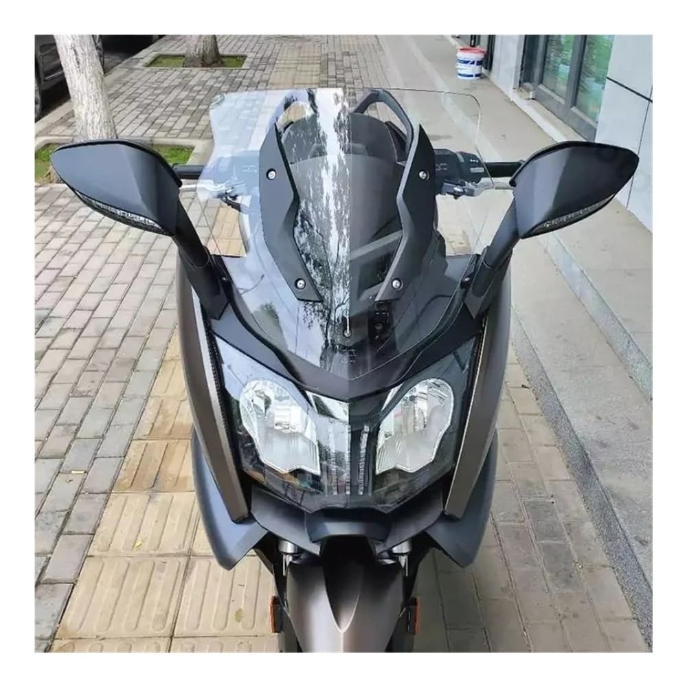 Déflecteurs de vent sport C650GT pour réduire les turbulences moto