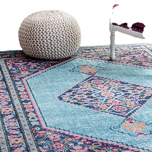 ペルシャ絨毯風 カーペット ペルシャ柄 おしゃれ キリム ラグ 柄 140*200 北欧風 ペルシャ 絨毯 ペルシャ絨毯 大きい 滑り止め 通気性 じゅうたん ラグ アクセントラグ ヨーロッパ テレワーク 在宅 花柄 デスクカーペット デスク下ラグ おしゃ