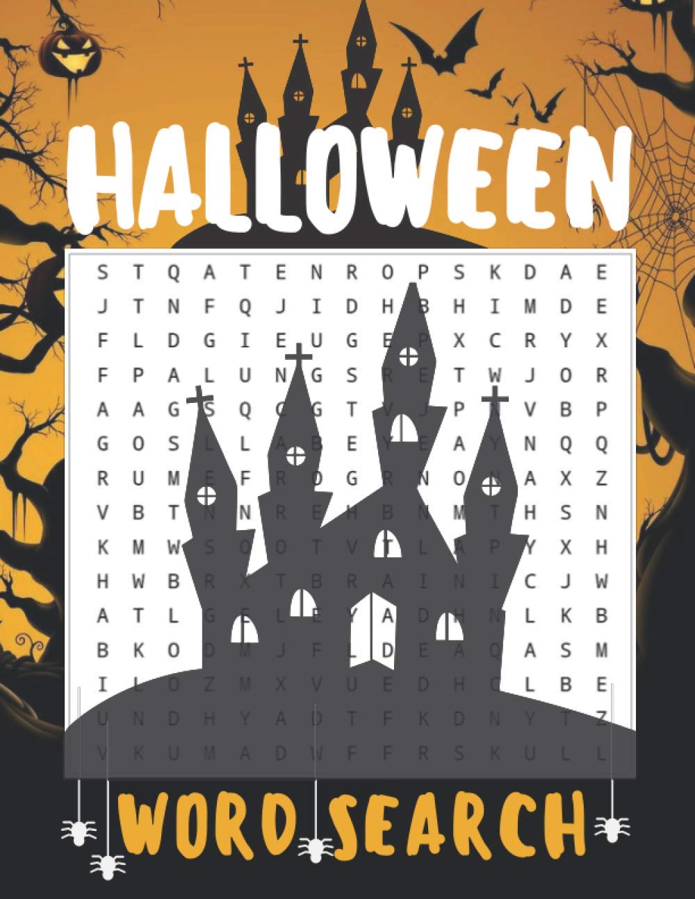 Halloween Word Search: Large Print Word Search Book For Adults , Spooky Halloween Gifts