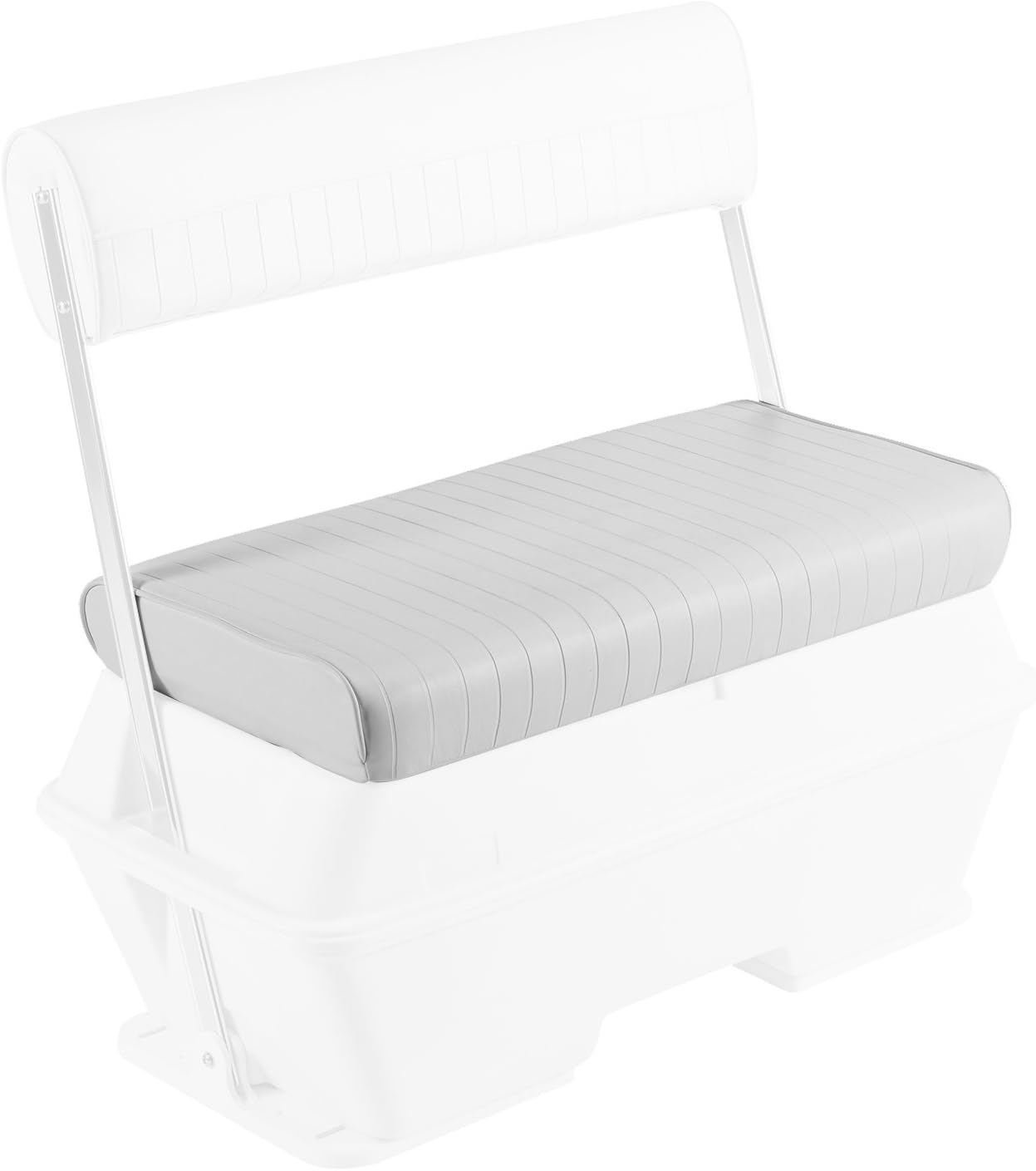 8WD159-R-S Replacement Seat Cushion for Wise 8WD159 Series 50 Quart Swingback Cooler Seat, White