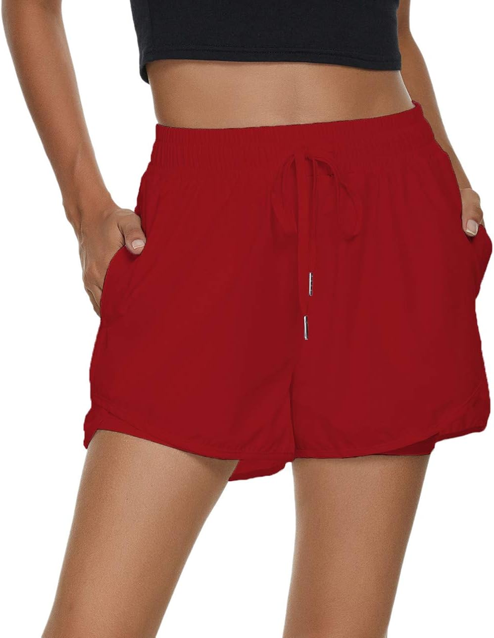 Taydey Women's Quick-Dry Running Workout Sports Shorts : Sports & Outdoors