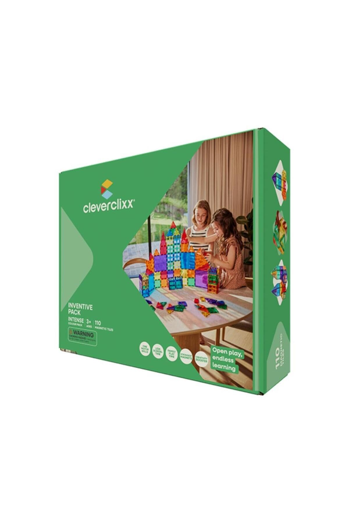 Erfindungs-Bausatz in Knallfarben 110 Teile, langlebiges Magnetspielzeug, Robustes Lernspielzeug, erweiterbare Sets, für Kinder ab 3 Jahren