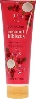 Bodycology Coconut Hibiscus Moisturizing Body Cream for Women, 8 fluid_ounces