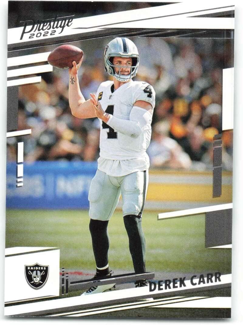2022 Panini Prestige 170 Derek Carr Las Vegas Raiders Official NFL