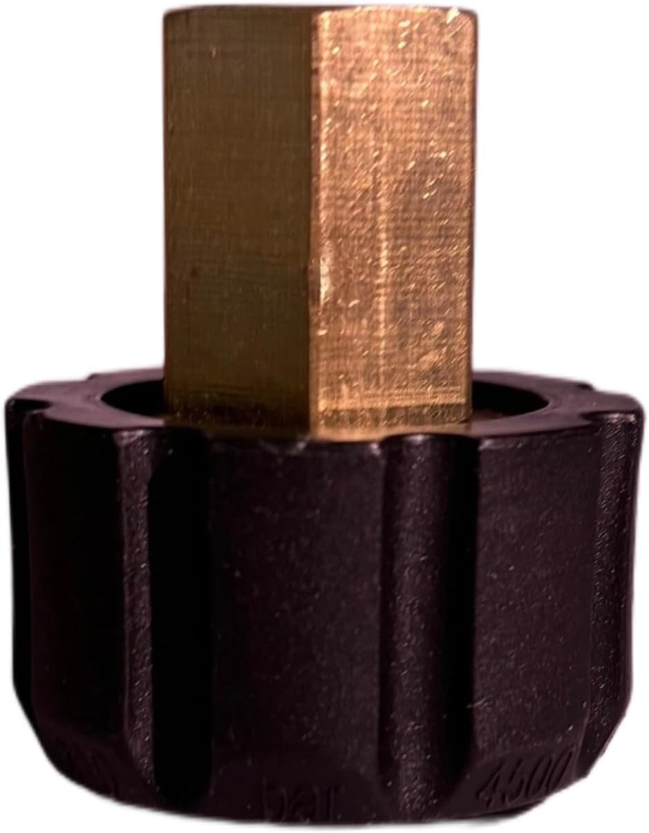 Pressure Washer Adapter Female Thread Metric M22 to 1/4 Inch Female NPT Fitting Quick Disconnect Kit Power Washer Connector