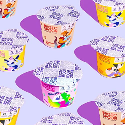 Magic Spoon Cereal, Variety 8-Pack Single Serve Cups - Keto & Low Carb Lifestyles I Gluten & Grain Free I High Protein I 0G Sugar #TOP2