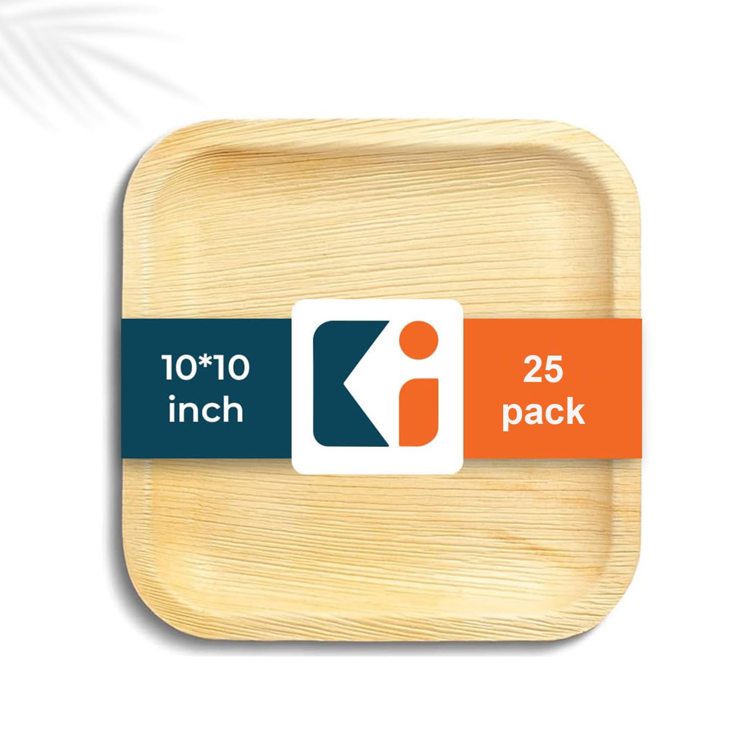 Kuber Industries Pack of 25 Disposable Palm Leaf Plates|Microwave & Oven Safe Plate|Biodegradable Serving Plates for Party, Wedding, Event Plate, 10 Inch|Beige| (B0CWVH5BL7) Amazon Price History, Amazon Price Tracker