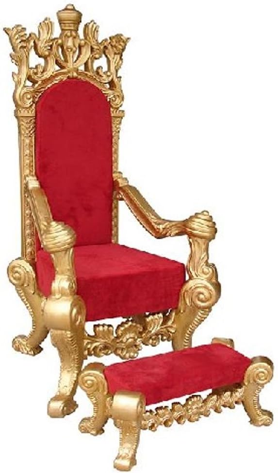 Golden Santa Chair and Foot Rest [DS 55-1009]