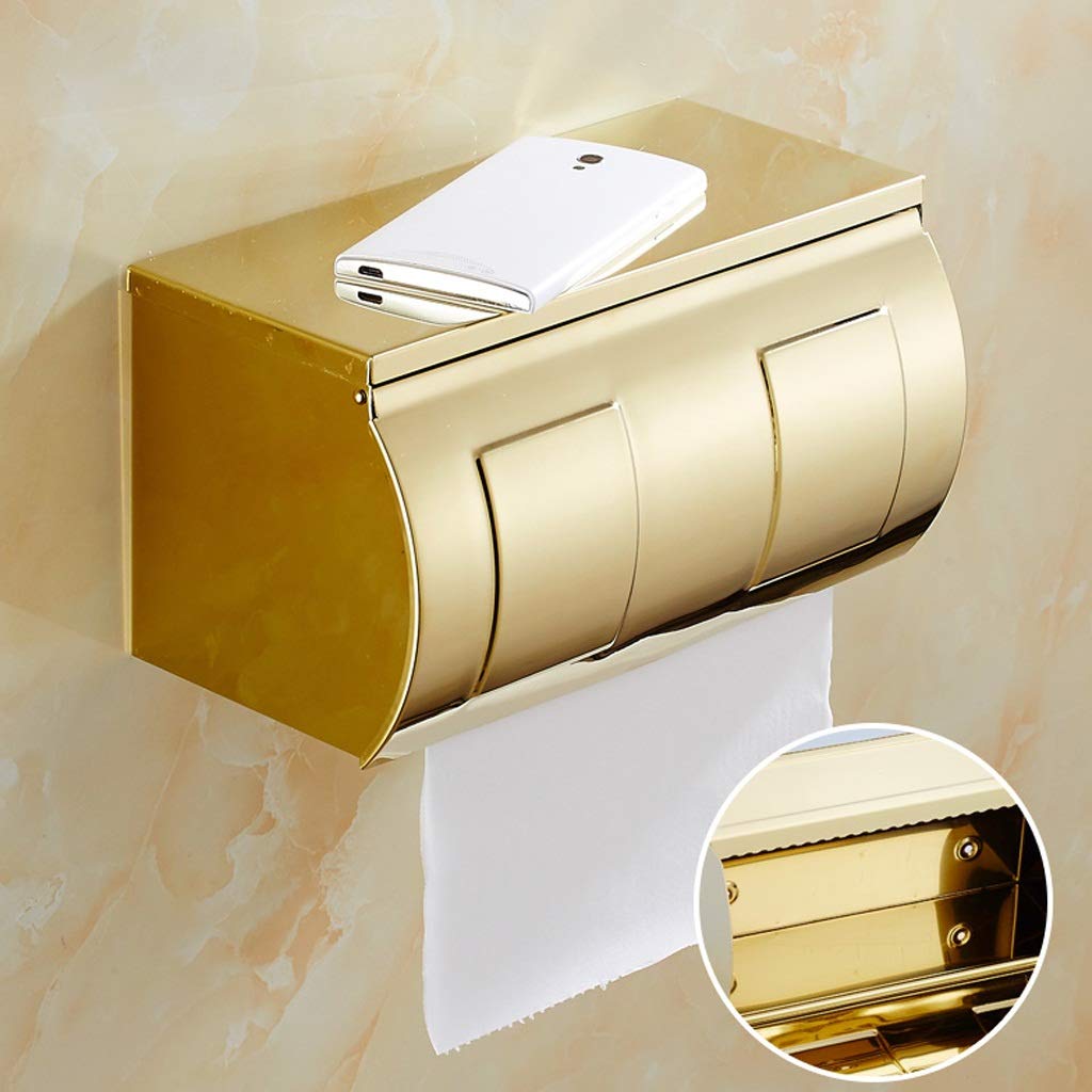 NEECS Porta Carta igienica Adesivo Porta fazzoletti da Cucina per Bagno Autoadesivo Impermeabile da Parete
