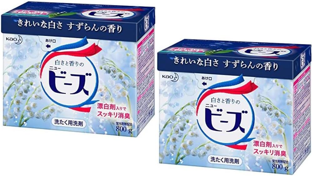 Amazon.co.jp: 【旧パッケージ】 花王 ニュービーズ 800g×2個 粉末