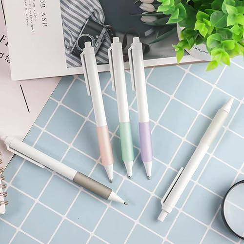 Miniatura 7 de Click Silent - Bolígrafos de gel de punta fina, bolígrafos de escritura suave, 10 bolígrafos lindos para diario, bolígrafos estéticos, bolígrafos de