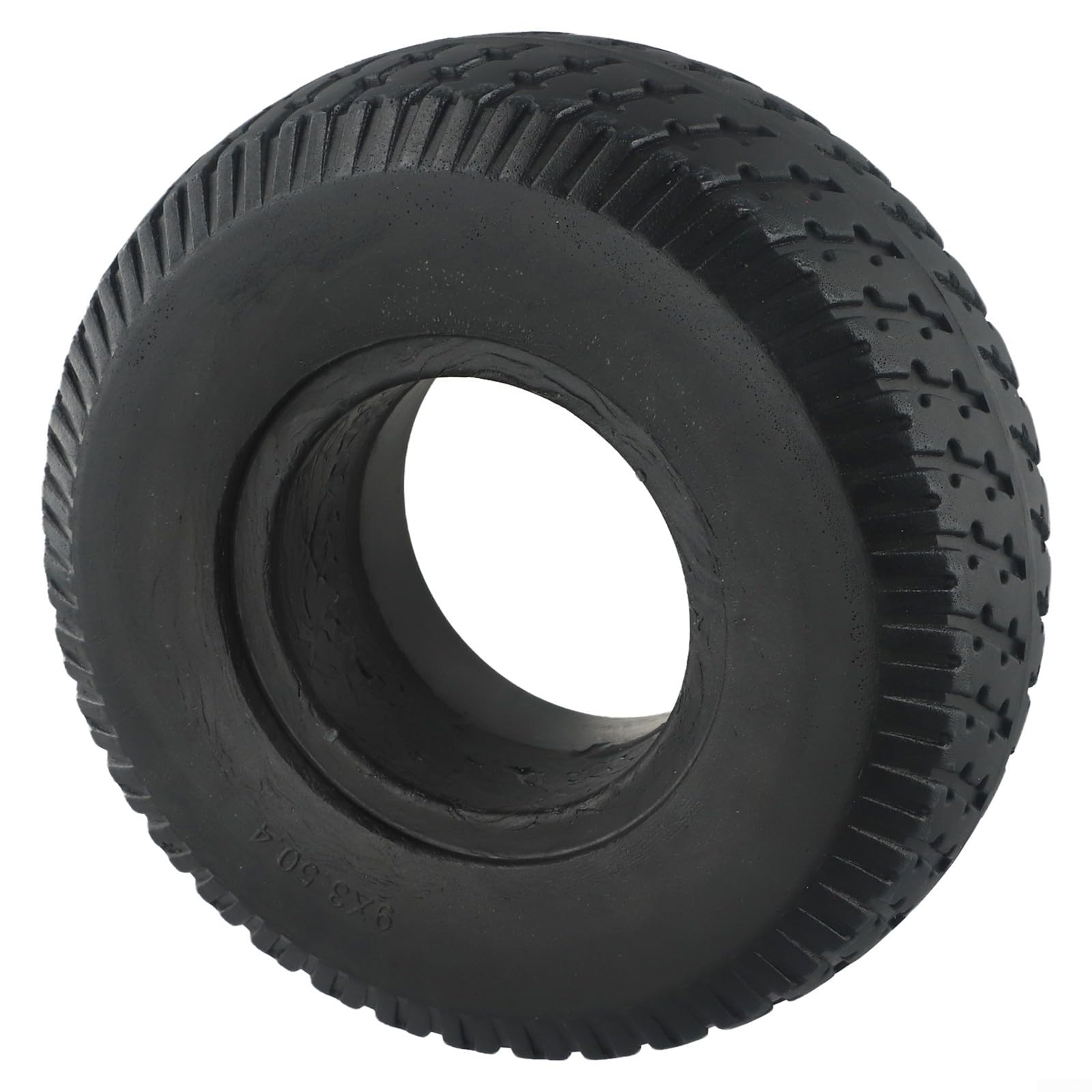 Neumático sólido de 9 x 3.50-4 de 9 pulgadas para vehículo eléctrico, scooter, triciclo, sin inflado, neumático de goma diseñado para uso a largo plazo y agarre fiable