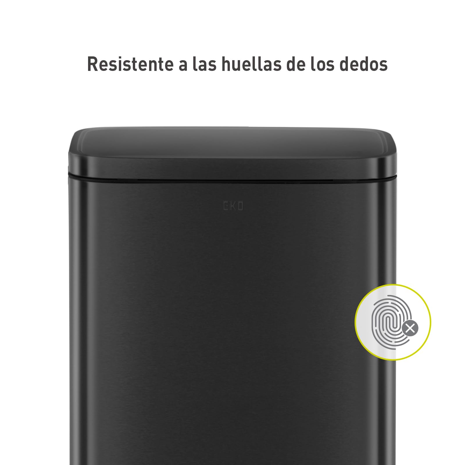 EKO Madison Cubo de Basura Cocina 30L con Pedal | Acero Inoxidable Antihuella y Cierre Suave | Papelera Compacta con Bolsas Incluidas | Diseño Elegante y Robusto