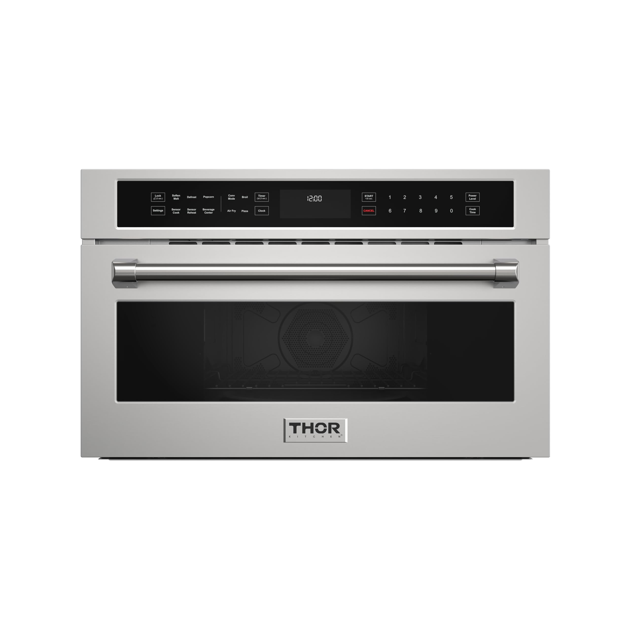 Thor Kitchen 30 Inch Built-In Air Fry Microwave Oven with Drop-Down Door