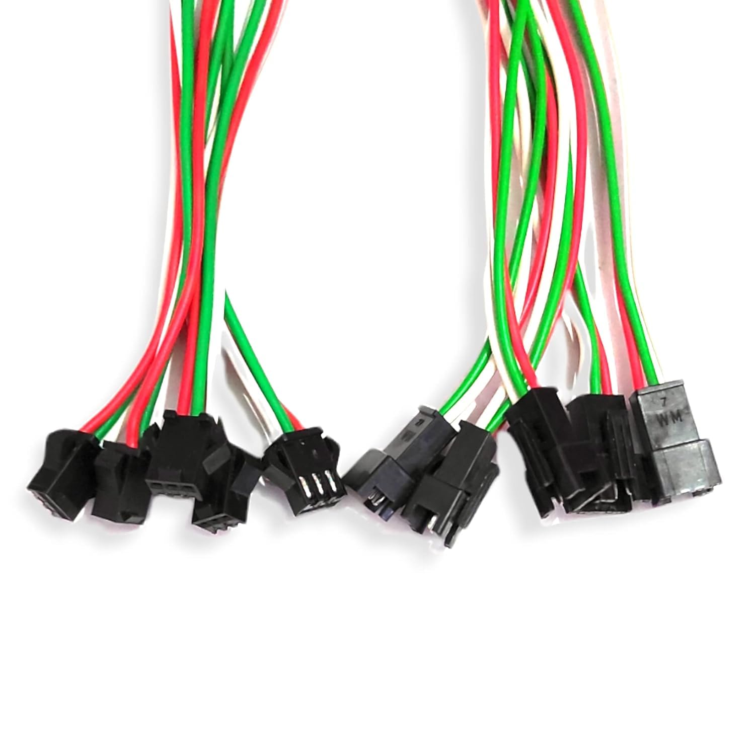 UNIVERSAL HUB 3 Pin Plug Male and Female Connector Adapter with Electrical Cable Wire for LED Light 5 PAIR-image-44