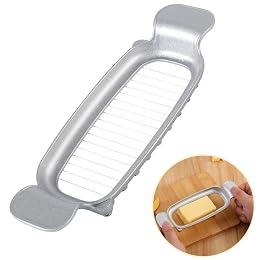 KiauFdcf Butter & Cheese Slicer Cutter,Suitable for Block Cheese, Butter, and Soft Fruits, and Dishwasher Washable