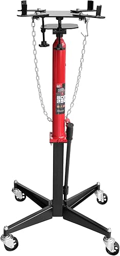 Torin ATR4053HB Soldadura Hidráulica GarajeTienda Telescópica Transmisión Piso Gato 12 Ton (1,000 lb) Capacidad, Rojo