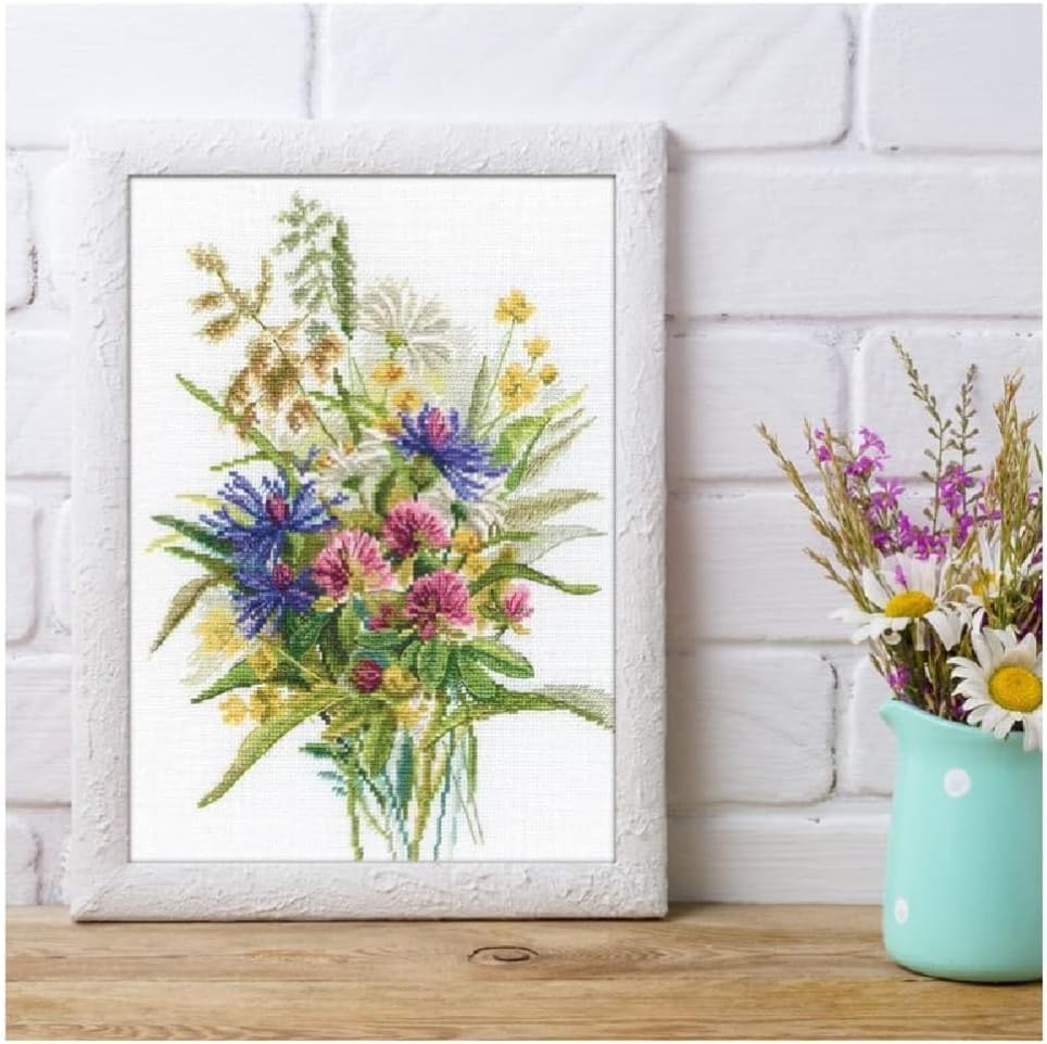 Cross-stitch kits "Charm of summer herbs"