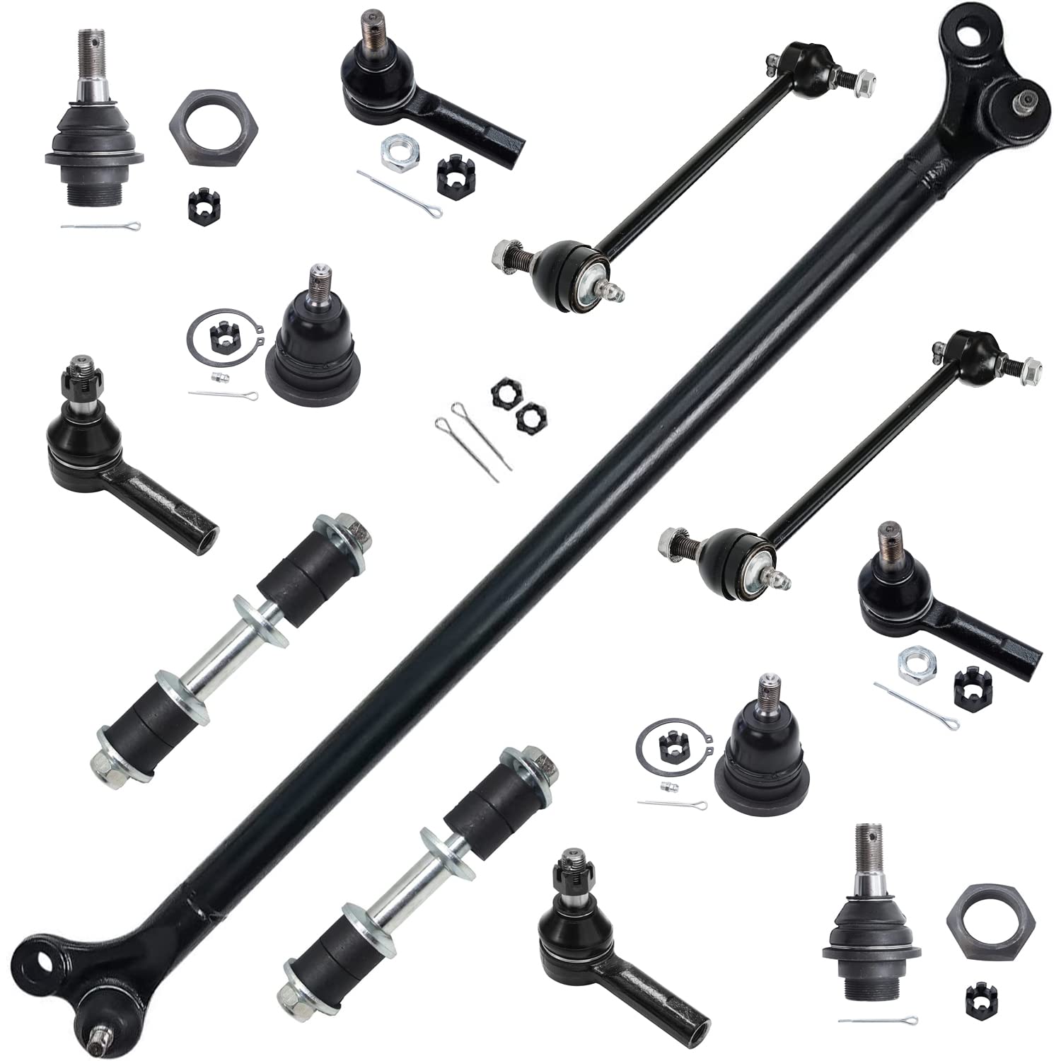 Detroit Axle Front Sway Bar End Links For Nissan Pathfinder, Armada, Infiniti QX4 (1996-2004) - Pair With 10-Year Warranty