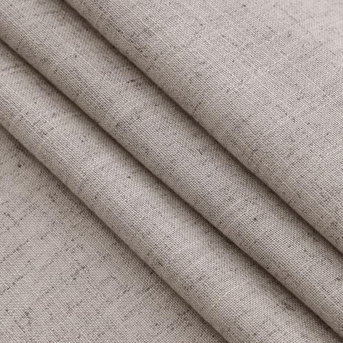 Image of Linen Curtains 72 Inch for Living Room Back Tab Brownish Grey