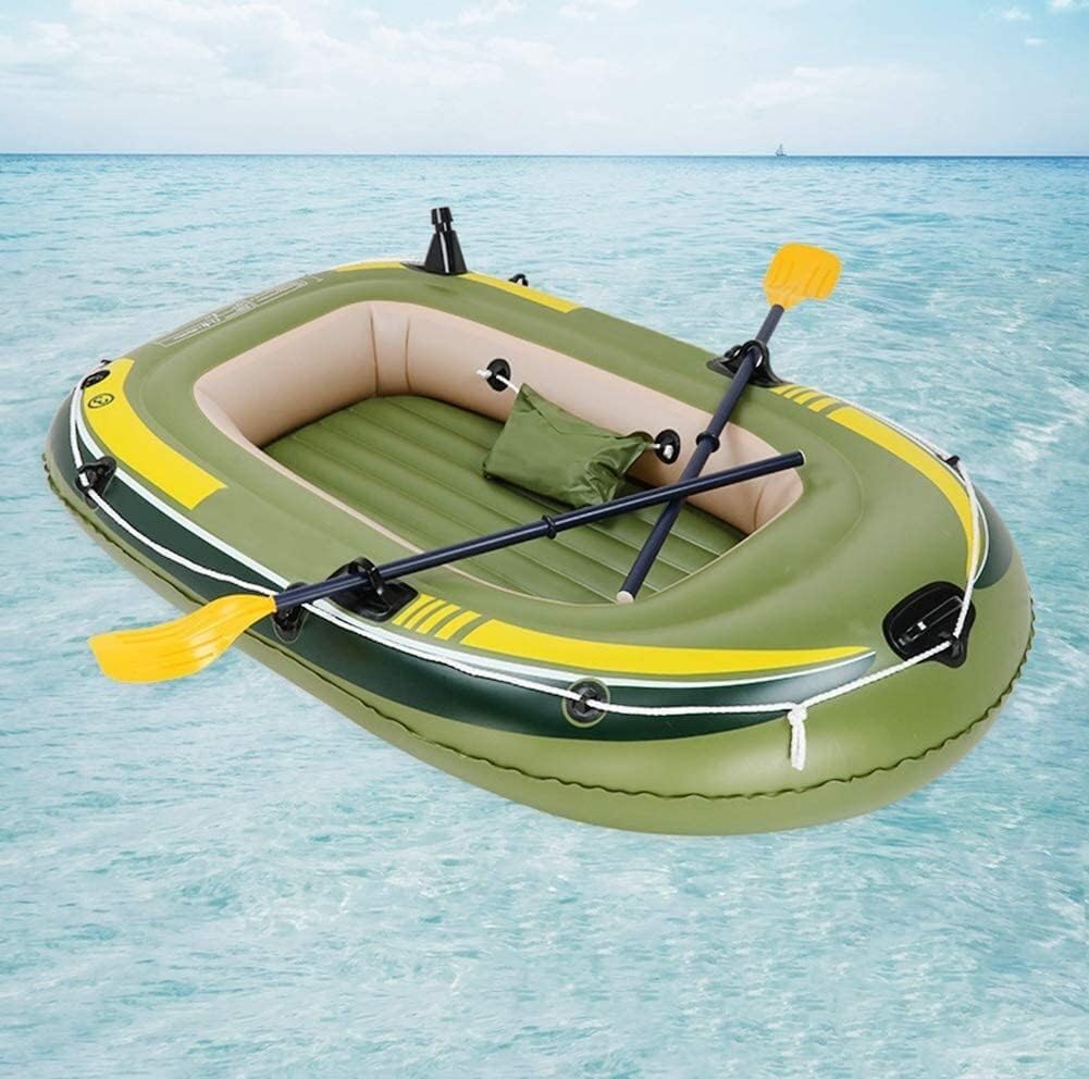 NAKEAH Kayak Inflable for 2 Personas, Kayak Inflable Plegable de PVC for Pesca y Buceo con Soporte de Peso
