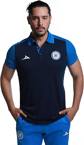 Pirma Cruz Azul 2025/2026 Team Polo - Azul/Negro
