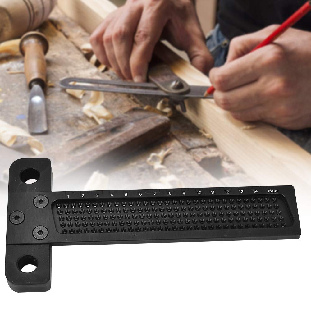Outil de travail du bois multifonction de haute précision règle de type T outil à main de mesure 5-159mm pour la construction tout neuf