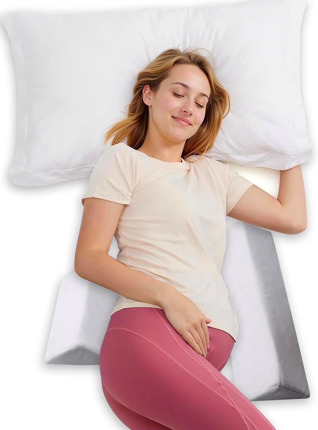Side Sleeper Weddge Adjustable Soft and Breathable Cushion